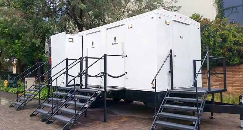 luxury restroom trailers can be equipped with handicap-accessible features to accommodate all event guests